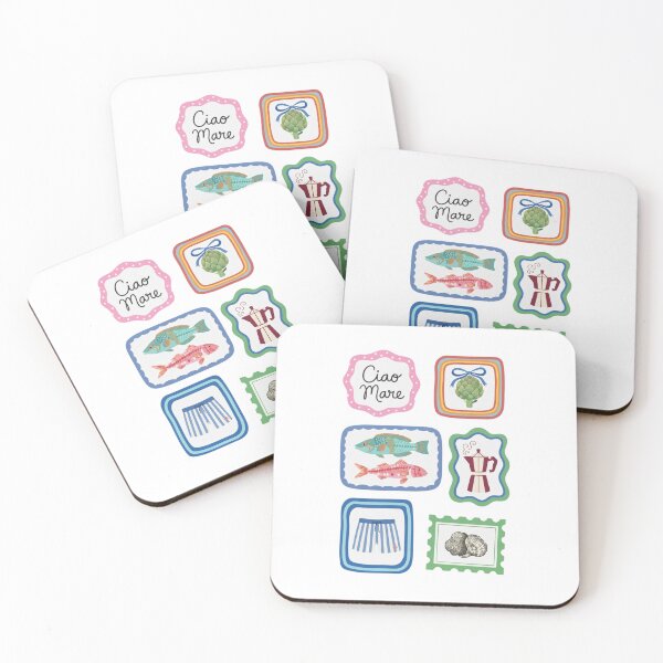 Item preview, Coastal Marine Life Pattern designed and sold by Colorful-Garden.