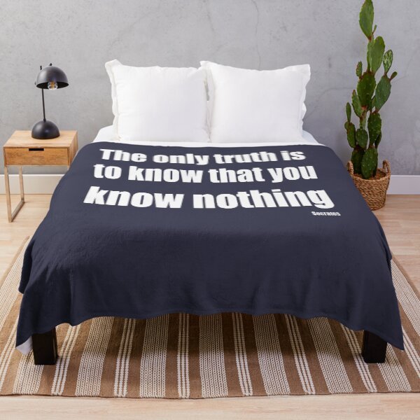 Item preview, The Only Truth To Know Is That You Know Nothing designed and sold by taiche.