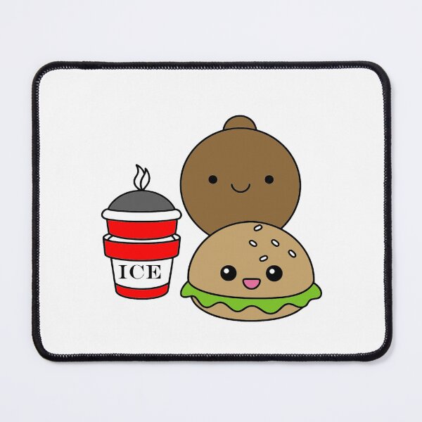 Item preview, Burger, Drink, and Coconut Character designed and sold by hurmenkuloni67.