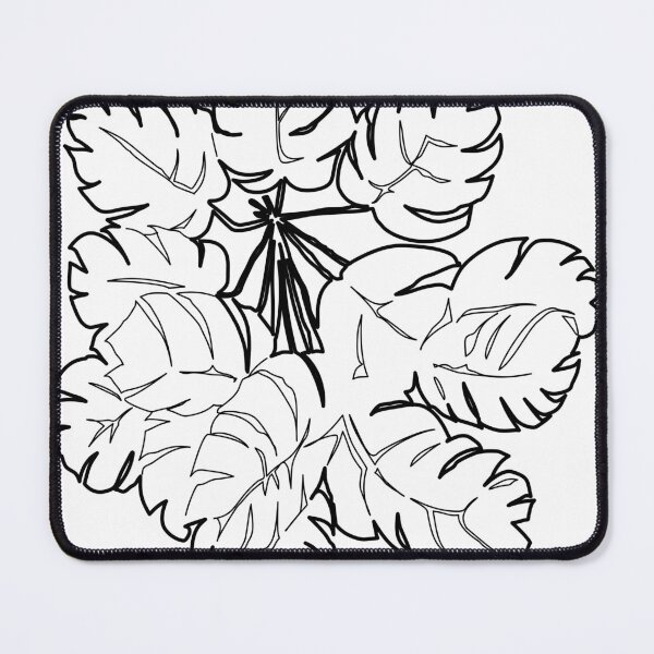 Item preview, Split-Leaf Monstera Shrub Blueprint Outline Asset designed and sold by zanaxxer.