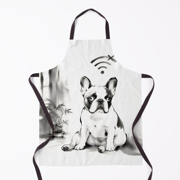 Item preview, Wi-Fi Lost, Brain Offline – Funny French Bulldog Design designed and sold by ManggaeJM.