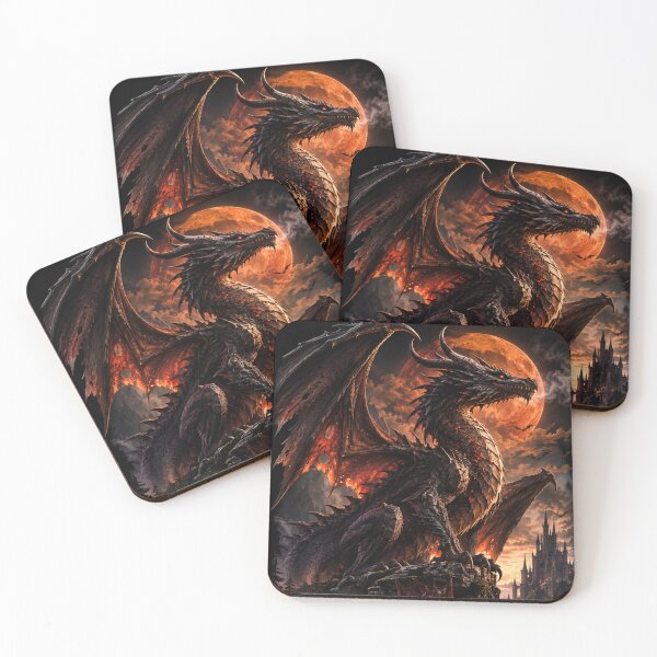 Item preview, Ancient Ember Dragon | Dark Fantasy Art designed and sold by MARQUES DESIGN ART .