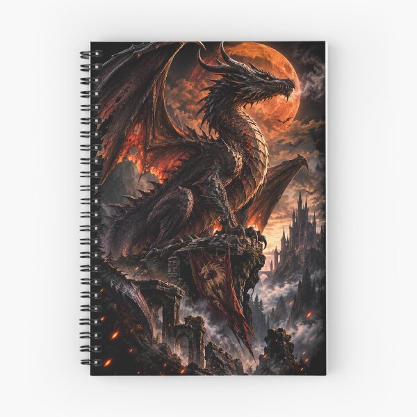 Item preview, Ancient Ember Dragon | Dark Fantasy Art designed and sold by MARQUES DESIGN ART .