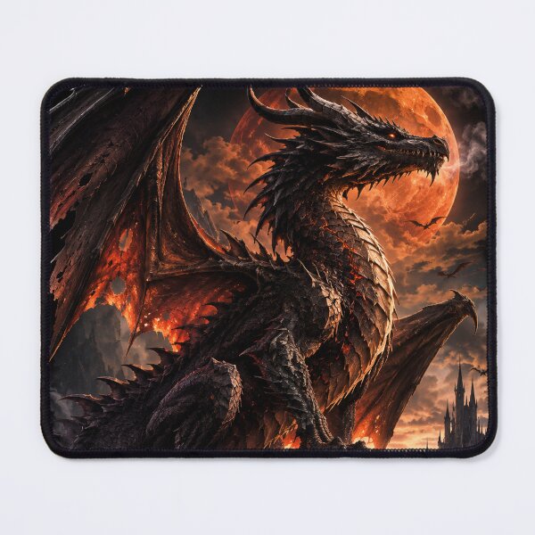 Item preview, Ancient Ember Dragon | Dark Fantasy Art designed and sold by MARQUES DESIGN ART .
