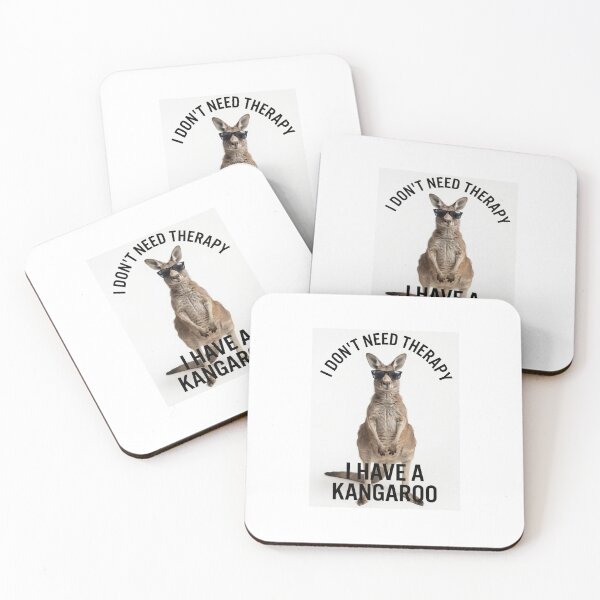Item preview, Kangaroo i don't need therapy meme memes parody funny sarcasm sarcastic cat designed and sold by CheeseBlueprint.