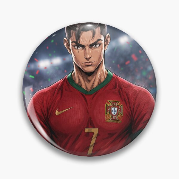 Item preview, Portugal Soccer Futbol Player Captain Number 7 Anime Art designed and sold by N0WUC1.