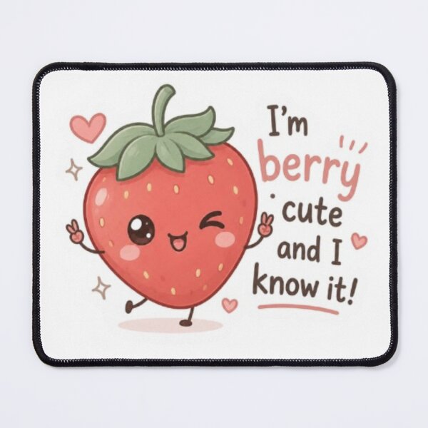 Item preview, Cute strawberry kawaii sticker. designed and sold by Vegasstickers.