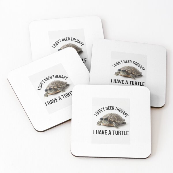 Item preview, Turtle i don't need therapy meme memes parody funny sarcasm sarcastic cat designed and sold by CheeseBlueprint.