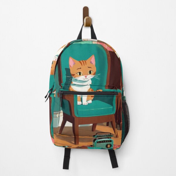 Item preview, Illustration - Domestic Feline Character, Nostalgic Atmosphere of the 1950s designed and sold by World-Pets.