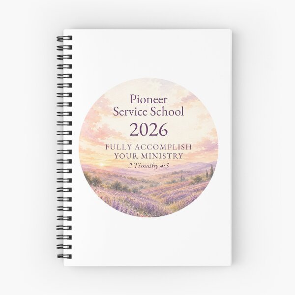 Item preview, Pioneer Service School 2026 | Lavender Fields Watercolor | Fully Accomplish Your Ministry designed and sold by Kishaprints.