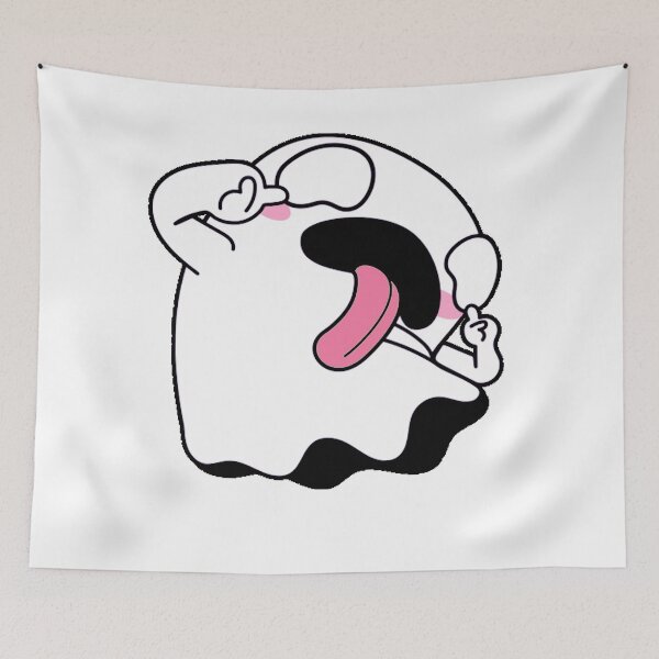 Item preview, Funny and Adorable Spooky Ghost Character designed and sold by hurmenkuloni67.