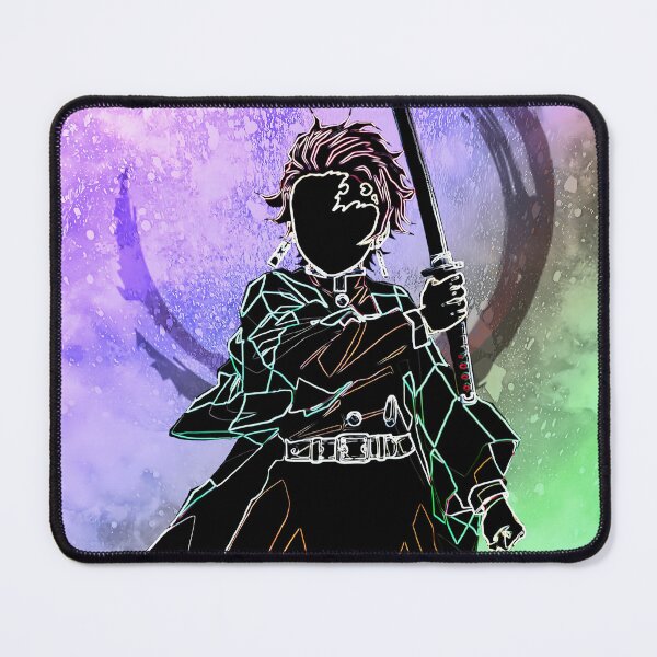 Item preview, Neon Silhouette Swordsman designed and sold by PRINTATSTUDIO.