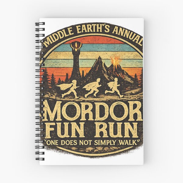 Item preview, Middle earths annual mordor fun run designed and sold by mariedesigner.