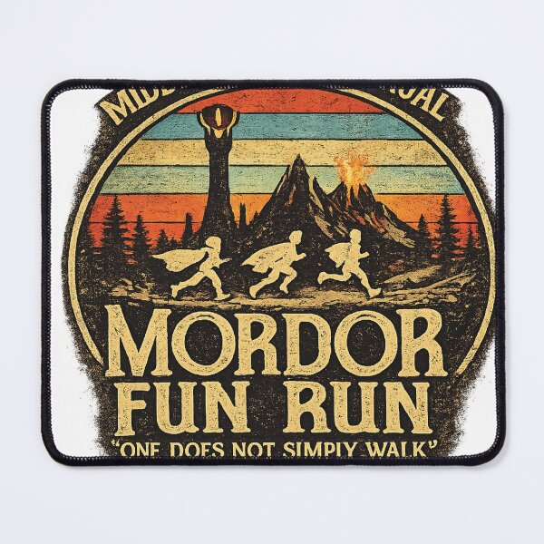 Item preview, Middle earths annual mordor fun run designed and sold by mariedesigner.