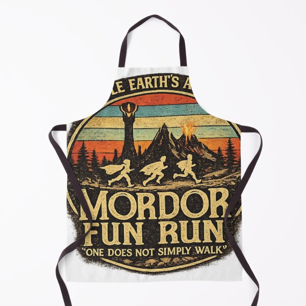Item preview, Middle earths annual mordor fun run designed and sold by mariedesigner.