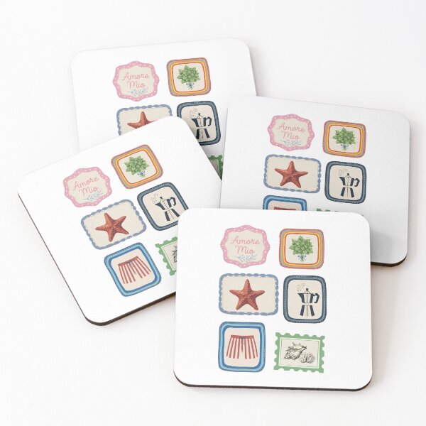 Item preview, Amalfi Coast Patch Set designed and sold by Colorful-Garden.