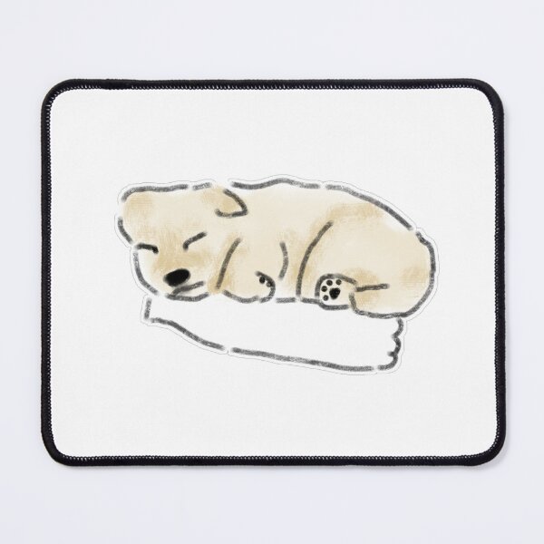 Item preview, Cute Sleeping Puppy Cozy Dog Illustration designed and sold by raun.draw.
