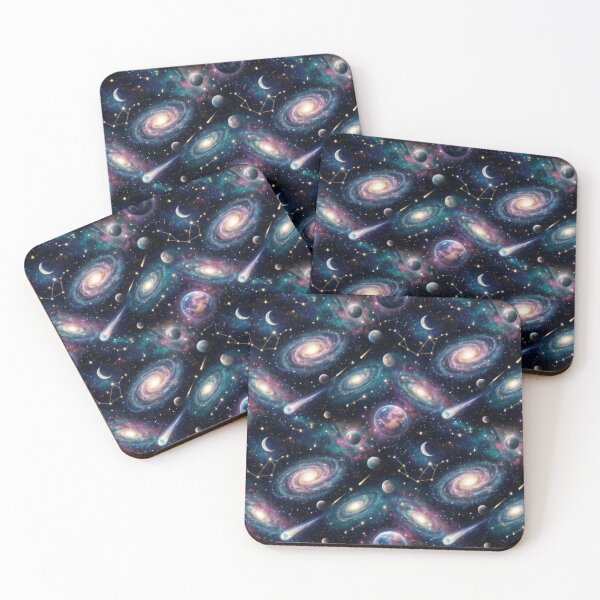 Item preview, Cosmic Galaxy Dreams | Seamless Space & Nebula Pattern | Celestial Decor designed and sold by AP Digi Store.