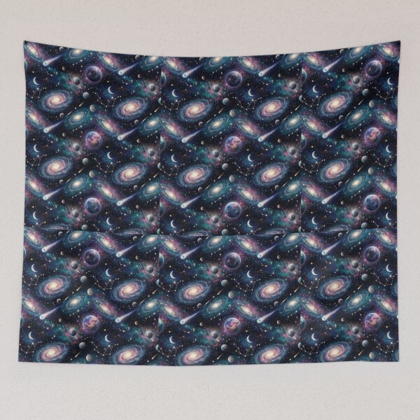Item preview, Cosmic Galaxy Dreams | Seamless Space & Nebula Pattern | Celestial Decor designed and sold by AP Digi Store.