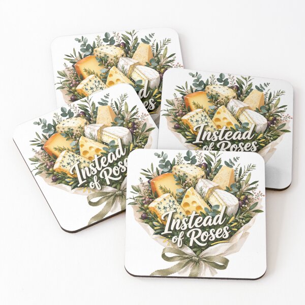 Item preview, Instead of Roses | Gourmet Cheese Bouquet Food Illustration designed and sold by UUniqueIImprint.