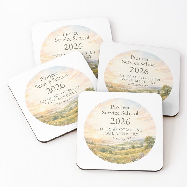 Item preview, Pioneer Service School 2026 | Golden Countryside Watercolor | 2 Timothy 4:5 designed and sold by Kishaprints.