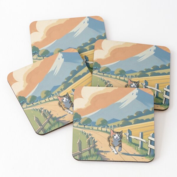 Item preview, Illustration - Domestic Feline, Countryside Ambiance of a Children's Tale designed and sold by World-Pets.