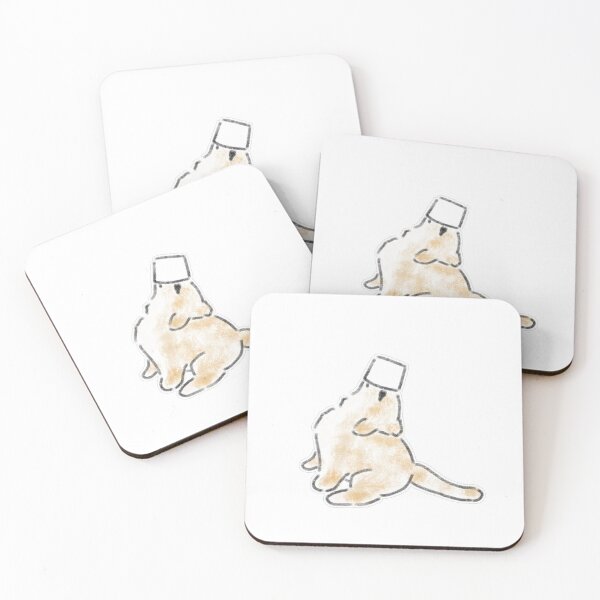 Item preview, Silly Puppy with Bucket on Head Illustration designed and sold by raun.draw.