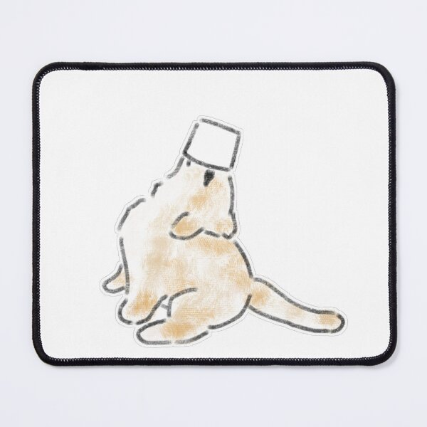 Item preview, Silly Puppy with Bucket on Head Illustration designed and sold by raun.draw.