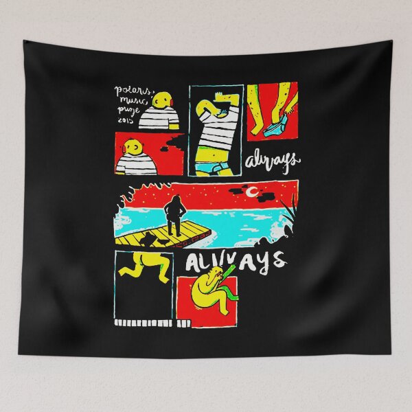 Item preview, Colorful Silhouette Frame Jangle Pop designed and sold by MosiUniq.
