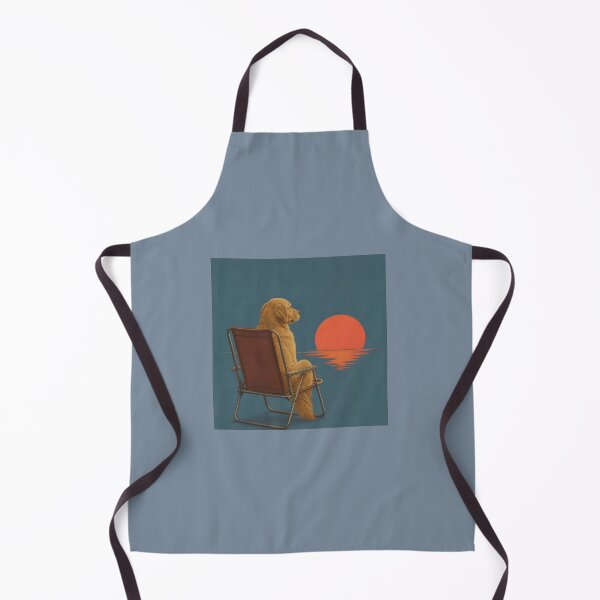 Item preview, Sunset Camp Vibes – Vintage Golden Retriever Adventure Design designed and sold by ManggaeJM.