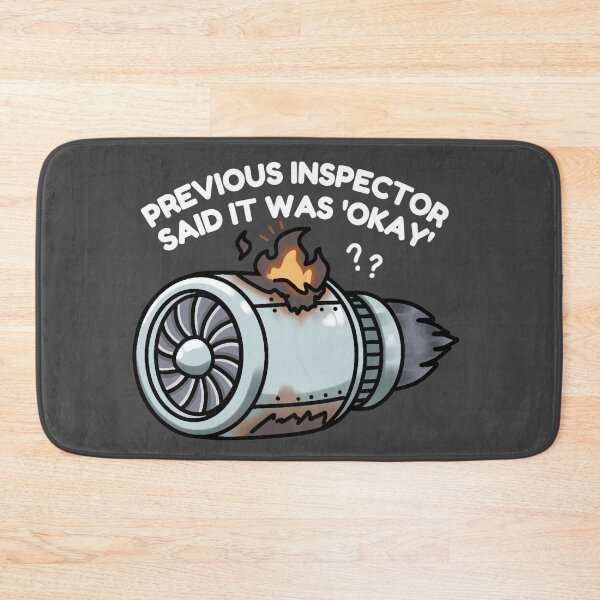 Item preview, "It Was Okay," They Said | Aircraft Mechanic Humor Sticker designed and sold by plocreative.