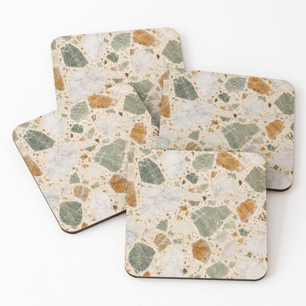 Item preview, Luxury Terrazzo Stone Pattern designed and sold by Myra365Art.