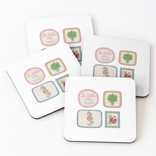 Item preview, Amalfi Coast Patch Set designed and sold by Colorful-Garden.