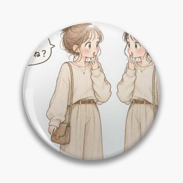 Item preview, Accidental Matching Outfits Best Friends Sticker designed and sold by ArtPrintPov.