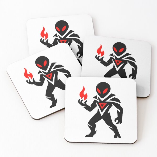 Item preview, Black and Red Alien Warrior designed and sold by Idans.
