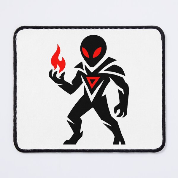 Item preview, Black and Red Alien Warrior designed and sold by Idans.