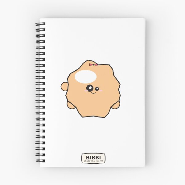 Item preview, Blorpiks No.04 — Bibbi | Cute Peach Blob with Bow Sticker designed and sold by VanSum.