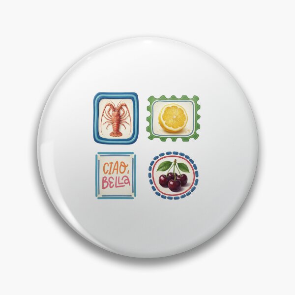 Item preview, Amalfi Coast Patch Set designed and sold by Colorful-Garden.
