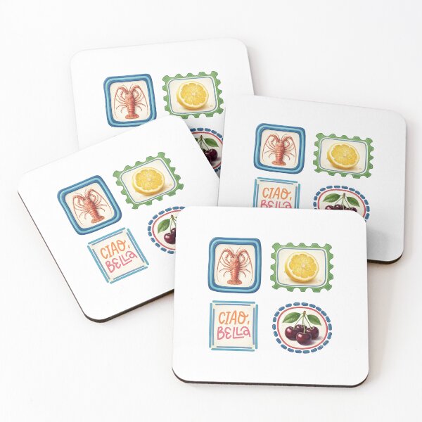 Item preview, Amalfi Coast Patch Set designed and sold by Colorful-Garden.
