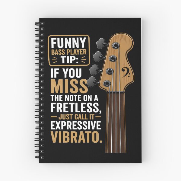 Item preview, Fretless Bass Humor Gift - Funny Bass Player Tip  designed and sold by Art-Arcade6.