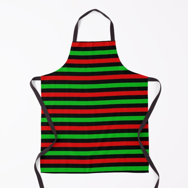 Item preview, Red And Green Stripes Design Black designed and sold by PatternTitan.