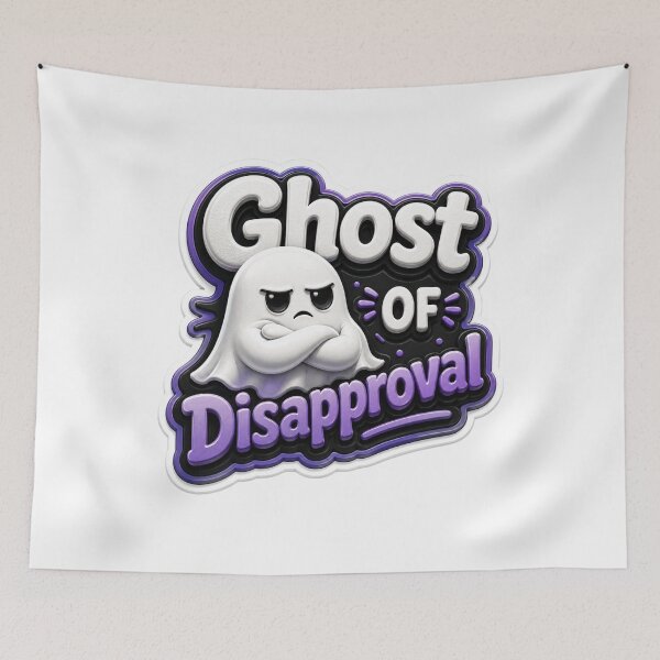 Item preview, Ghost of Disapproval 3D Funny Ghost designed and sold by MR4me.