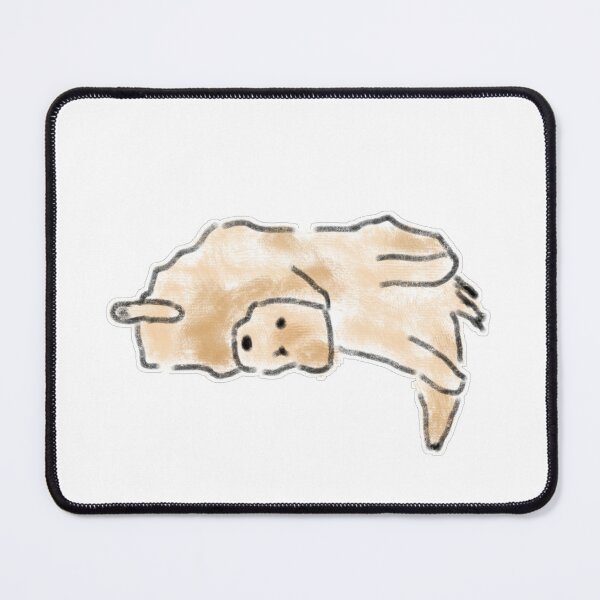 Item preview, Cute Dog Lying on Side Nap Illustration designed and sold by raun.draw.