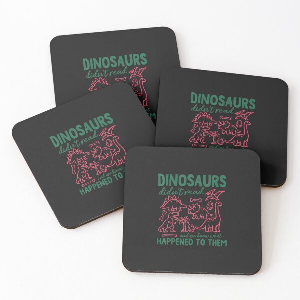 Item preview, Funny Dinosaur Reading Quote Dinosaurs Didn't Read Teacher Book Lover Design designed and sold by abig-eiyana.