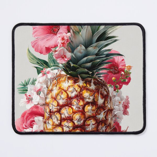 Item preview, Pineapple Tropical Fruits and Flowers designed and sold by Grafititee.