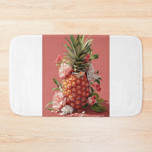 Item preview, Pineapple Tropical Fruits and Flowers designed and sold by Grafititee.