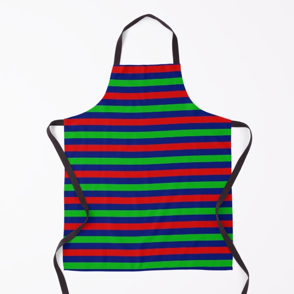 Item preview, Red And Green Stripes Design Blue designed and sold by PatternTitan.