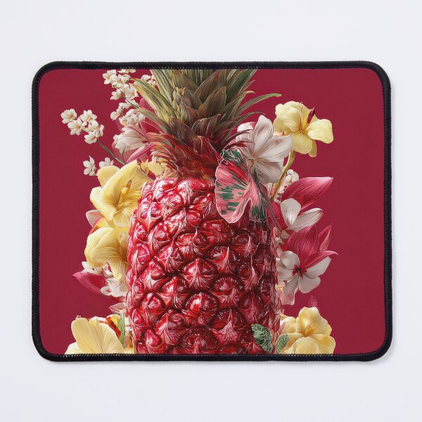 Item preview, Pineapple Tropical Fruits and Flowers designed and sold by Grafititee.