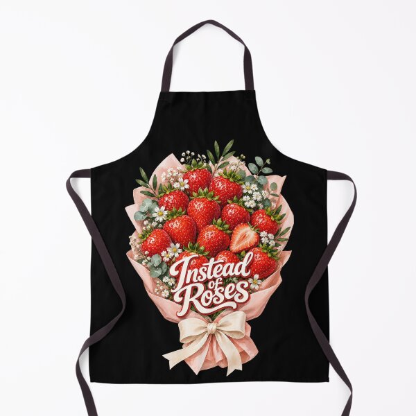 Item preview, Instead of Roses | Strawberry Bouquet Cute Food Illustration designed and sold by UUniqueIImprint.