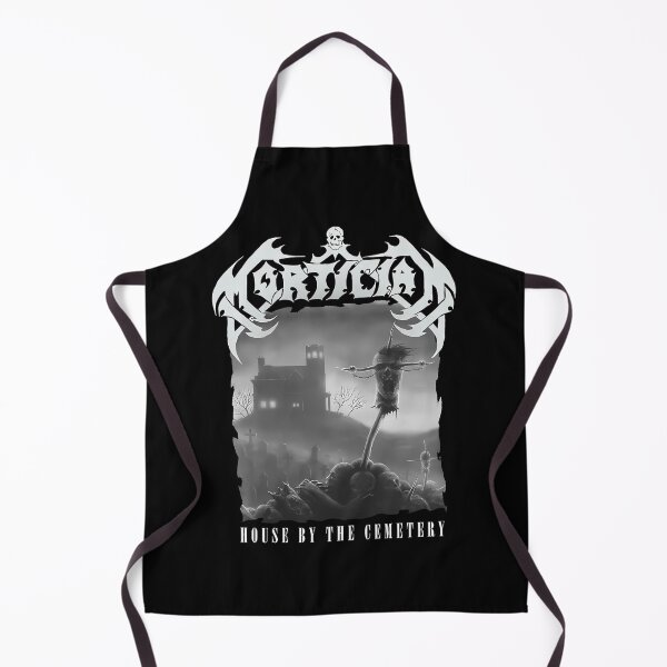 Item preview, Mortician House By The Cemetery Death Metal Skull designed and sold by LinnieKulas.